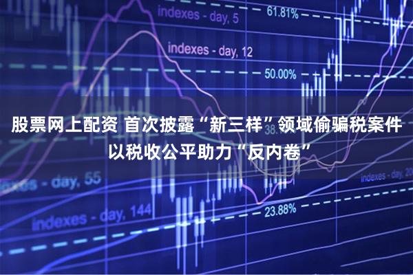 股票网上配资 首次披露“新三样”领域偷骗税案件 以税收公平助力“反内卷”